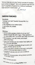 Lars Own Swedish Pancake Mix 8 Oz. (Pack of 2)