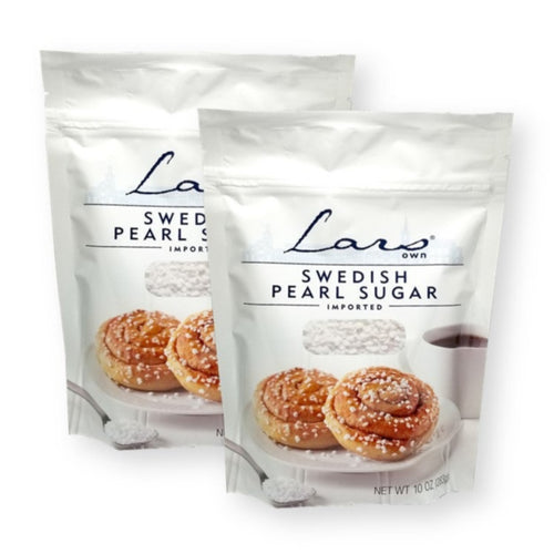 Lars Own Swedish Pearl Sugar 10 Oz. (Pack of 2)