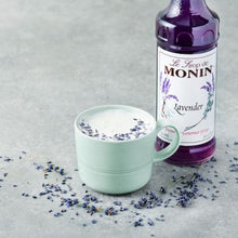 Monin Lavender Syrup with Syrup Pump Starter Set for Cocktails, Coffee, and Beverages 750 Ml. / 25.4 Fl. Oz. (2-Pc Set)