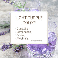 Monin Lavender Syrup with Syrup Pump Starter Set for Cocktails, Coffee, and Beverages 750 Ml. / 25.4 Fl. Oz. (2-Pc Set)