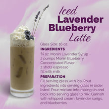 Monin Lavender Syrup with Syrup Pump Starter Set for Cocktails, Coffee, and Beverages 750 Ml. / 25.4 Fl. Oz. (2-Pc Set)