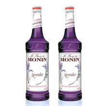 Monin Lavender Syrup for Cocktails, Coffee, and Beverages 750 Ml. / 25.4 Fl. Oz. (Pack of 2)