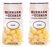 Hermann the German Lemon Bavarian Hard Candy 5.29 oz. / 150 g (Pack of 2)