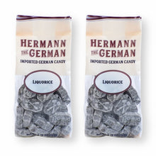 Hermann the German Bavarian LIQUORICE Hard Candy 5.29 oz. / 150 g (Pack of 2)