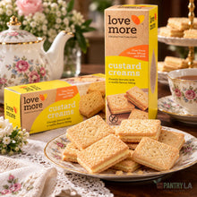 Lovemore British Custard Cream Biscuits – Gluten Free, Wheat Free & Milk Free – 4.4 oz (125 g)