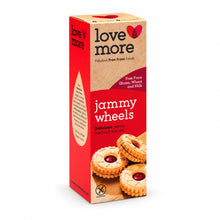 Lovemore Jammy Wheels Raspberry Sandwich Biscuits– Gluten Free, Wheat Free & Milk Free – 4.23 oz / 120 g (Pack of 2)