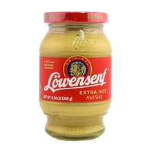 Lowensenf Bavarian Extra Hot Mustard 10.05 oz.(285 g) 2-Pack with Stylish Stainless Steel Spoon