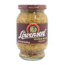 Lowensenf Bavarian Whole Grain Mustard 10.05 oz.(285 g) 2-Pack with Stylish Stainless Steel Spoon