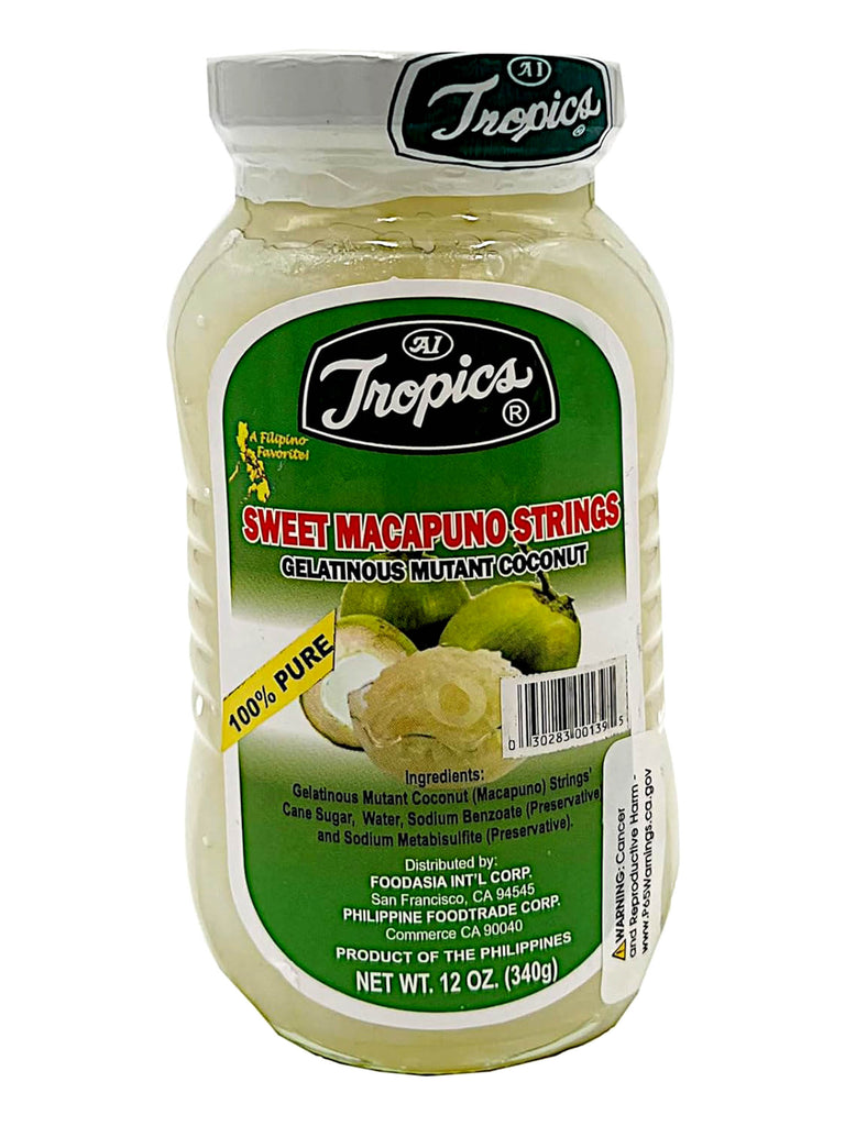 Tropics Macapuno Stings Coconut Sport Strings in Syrup 12 Oz. (Pack of ...