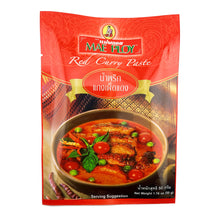 Mae Ploy Red Curry Paste Thai Curry 1.76 Oz. (50 g) (Pack of 3)