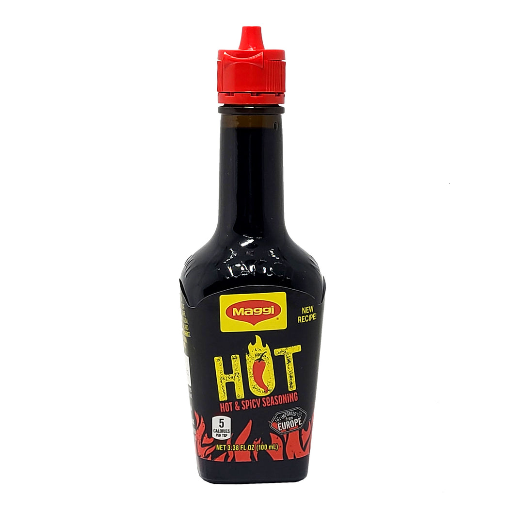 Maggi Europe Hot & Spicy Seasoning Sauce 3.38 Fl Oz. New Look!