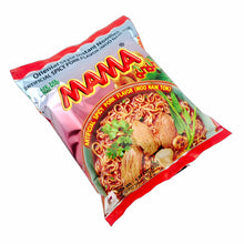 MAMA Spicy Pork (Moo Nam Tok)Flavor Instant Noodles Thai Style 1.94 Oz./55 G. (Pack of 6)