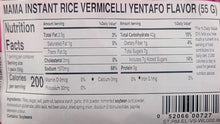MAMA Yentafo Vermicelli Instant Noodles Thai Style 1.94 Oz./55 G. (Pack of 6)