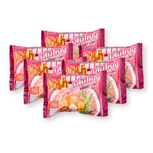 MAMA Yentafo FLAT Instant Noodles Thai Style 1.94 Oz./55 G. (Pack of 6)