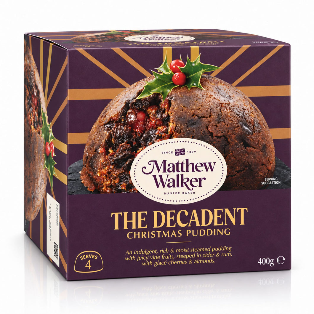 Matthew Walker The Decadent Christmas Pudding – 14.1 oz (400 g)