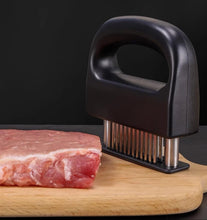 Meat Tenderizer 48 Stainless Steel Ultra Sharp Needle Blades Heavy Duty Easy Cleaning with Small Cleaning Brush (2-Pc Set)