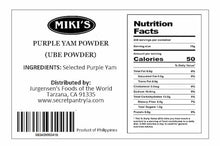 Miki's Ube Purple Yam Powder 100% Pure Ube 3 Kgs. / 6.61 lbs.