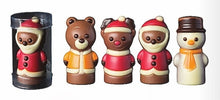 Weibler Mini Assorted Christmas Figures Set in Individual Acetate Gift Tubes .32 Oz (Set of 4)