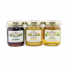 Breitsamer Honig Mini Assorted Honey Gift Set Pure Raw Honey (Forest, Sunflower, and Linden) 2.36 Oz. (Pack of 3)