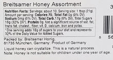 Breitsamer Honig Mini Assorted Honey Gift Set Pure Raw Honey (Forest, Sunflower, and Linden) 2.36 Oz. (Pack of 3)