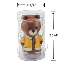 Weibler Mini Assorted Christmas Figures Set in Individual Acetate Gift Tubes .32 Oz (Set of 4)