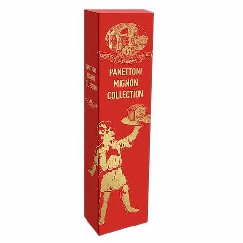 Chiostro di Saronno 5-Piece Mini Assorted Panettone Tower 17.6 Oz. (500 G.)