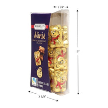 Riegelein Minis Solid Chocolate Gold Bear 33% Cocoa Fairtrade 3.5 Oz. (Pack of 2)