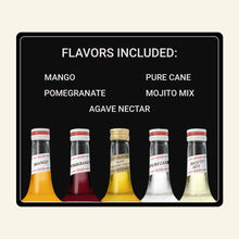 Monin Gourmet Flavorings Mini Floral Collection (Violet, Lavender, Rose, Hibiscus, and Elderflower) 50 ml. X 5
