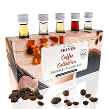 Monin Mini Coffee Syrups Collection (Caramel, Amaretto, Hazelnut, Irish Cream, and Vanilla) 50 ml. X 5
