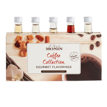 Monin Mini Coffee Syrups Collection (Caramel, Amaretto, Hazelnut, Irish Cream, and Vanilla) 50 ml. X 5