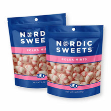 Nordic Sweets Polka Mints Peppermint Candy 5 Oz. / 141 g. (Pack of 2)