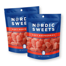 Nordic Sweets Soft Raspberries Gummy Candy 5 Oz. / 141 g. (Pack of 2)