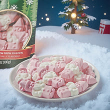 Nordic Sweets Sweet Marshmallow Santas Raspberry Flavored Candy 3.5 Oz. / 100 g. (Pack of 2)