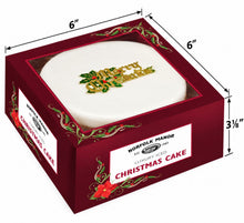 Norfolk Manor Traditional English Top Iced Christmas Cake – 32 oz (907 g)