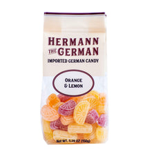 Hermann the German Orange Lemon Candy 5.29 oz. / 150 g (Pack of 2)