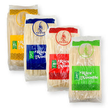 Panna Premium Thai Rice Stick Noodles S (1mm) Wide Dried 100% Natural Gluten Free Halal 400 G. (Pack of 2)