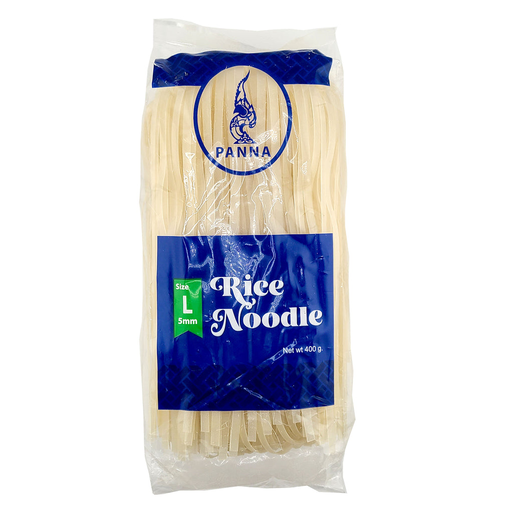 Panna Premium Thai Rice Stick Noodles L (5mm) Dried 100% Natural Glute ...