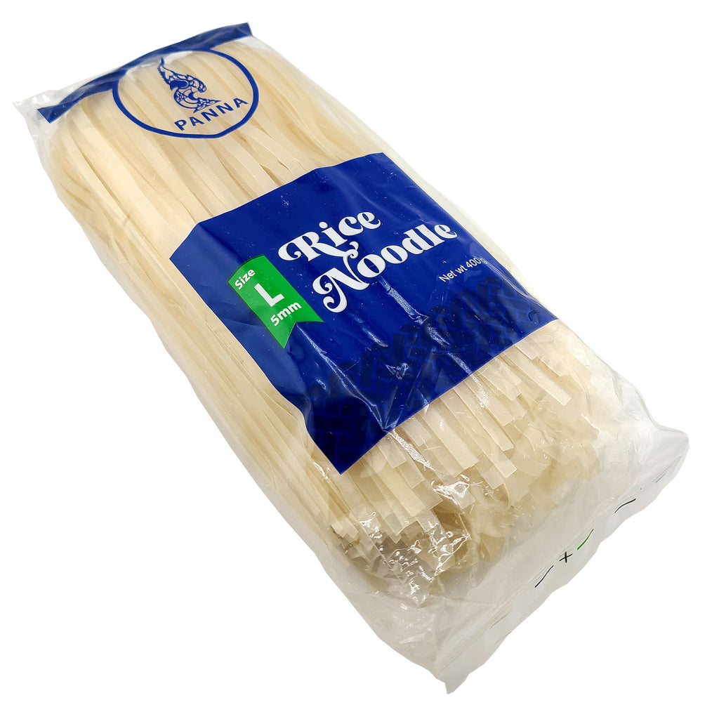 Panna Premium Thai Rice Stick Noodles L (5mm) Dried 100% Natural Glute ...