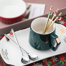 6-Piece Christmas Pendant Stainless Steel Coffee/Tea/Dessert Spoon Gift Set