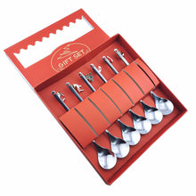 6-Piece Christmas Pendant Stainless Steel Coffee/Tea/Dessert Spoon Gift Set