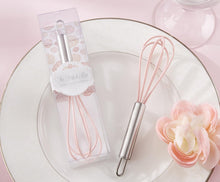 Kate Aspen "The Perfect Mix" Mini Pink Kitchen Whisk Gift Boxed for Bridal Shower, Wedding Favors