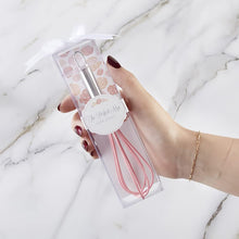 Kate Aspen "The Perfect Mix" Mini Pink Kitchen Whisk Gift Boxed for Bridal Shower, Wedding Favors