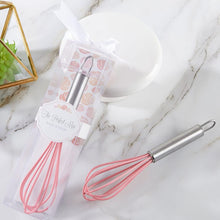 Kate Aspen "The Perfect Mix" Mini Pink Kitchen Whisk Gift Boxed for Bridal Shower, Wedding Favors