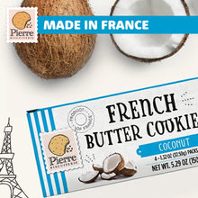 Pierre Biscuiterie French Butter Cookies COCONUT 5.29 Oz. / 150 g. (Pack of 3)