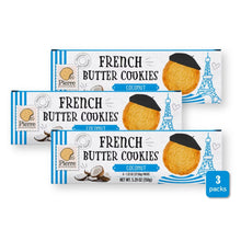 Pierre Biscuiterie French Butter Cookies COCONUT 5.29 Oz. / 150 g. (Pack of 3)