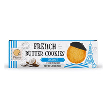 Pierre Biscuiterie French Butter Cookies COCONUT 5.29 Oz. / 150 g. (Pack of 3)