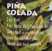Trader Vic's Pina Colada Cocktail Mix, Mocktails, & Drinks 32 Fl. Oz. / 946 Ml.