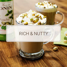 Monin Pistachio Syrup for Cocktails, Coffee, and Beverages 750 Ml. / 25.4 Fl. Oz. X 12 (Factory Case)