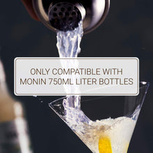 Monin Syrup Pump for 750 Ml Glass Bottle wtih Tip Cover (Pack of 2)