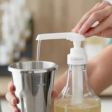 Monin Caramel Syrup with Pump Starter Set for Cocktails, Coffee, and Beverages 750 Ml. / 25.4 Fl. Oz. (2-Pc Set)